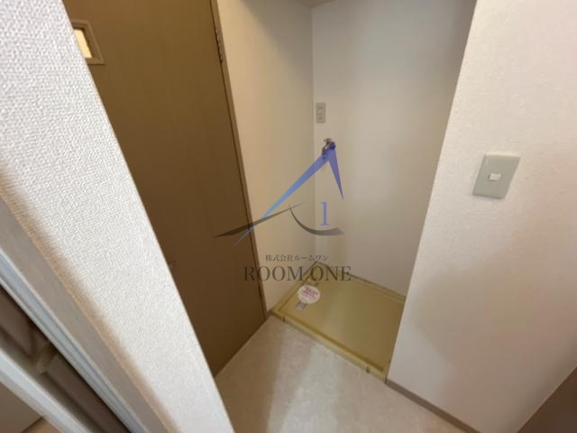 パレスサントピアⅡの設備|洗濯機置場です。