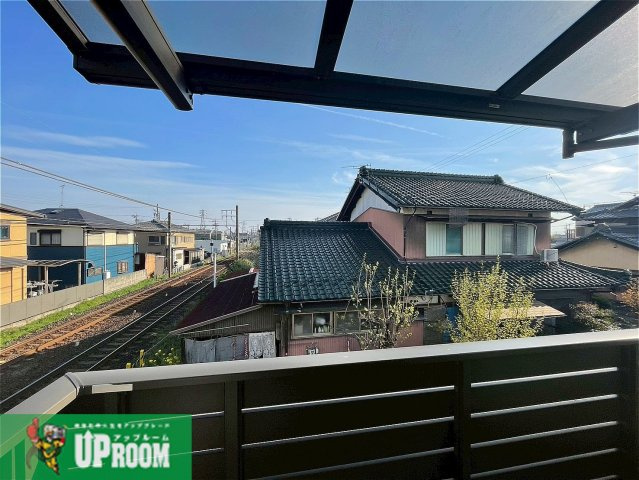 永井様戸建賃貸住宅B棟のバルコニー