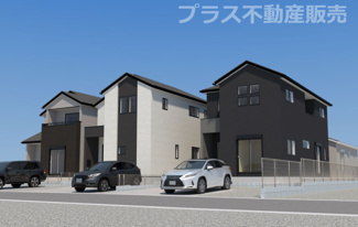 【外観】 | プラス不動産販売なら、現場の全ての棟をまとめてご見学頂けます。