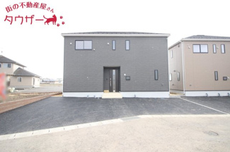 【外観】 | 善郷小学校・矢吹中学校区　GRADLE GAEDEN 矢吹町八幡町　第２４　全３棟　３号棟 | 北側から見た現状写真です♪　日当たり良好の物件です♪