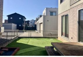 【庭】 | つくば市島名万博公園西　中古戸建 | お子様の元気なお外遊びも、自宅のお庭なら安心ですね(^^♪