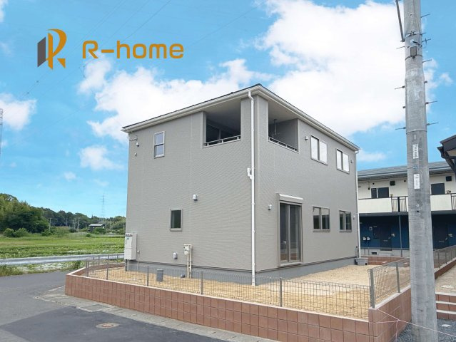 第1土浦市木田余東台　新築戸建て　1号棟の外観|建物完成いたしました！ご予約で『平日』や『夕方』などでもご見学可能です！