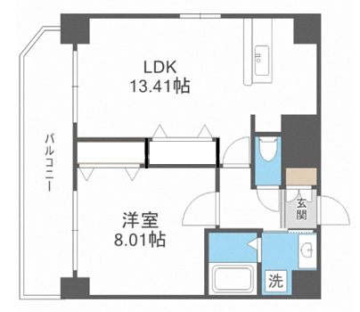 ブラーヴォ梅田北の間取り