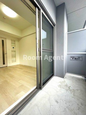 レジデンスユウキのバルコニー