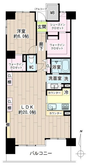 【間取り】 | ナイスアーバン洗足池公園
