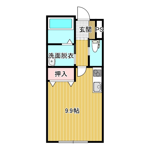 CRECERⅡ（クレセールⅡ）の間取り