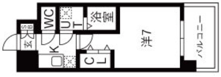 レジュールアッシュあびこの間取り