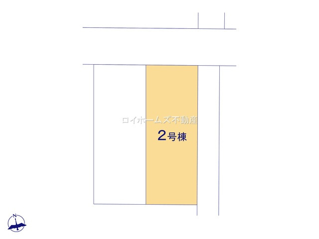 【区画図】 | 一宮市萩原町築込字野中26『仲介料無料』新築戸建て | 2号棟