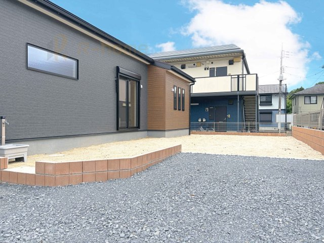 第1土浦市木田余東台　新築戸建て　2号棟の庭|広々とした日当たりの良いお庭！お家時間を満喫できる嬉しいスペース♪