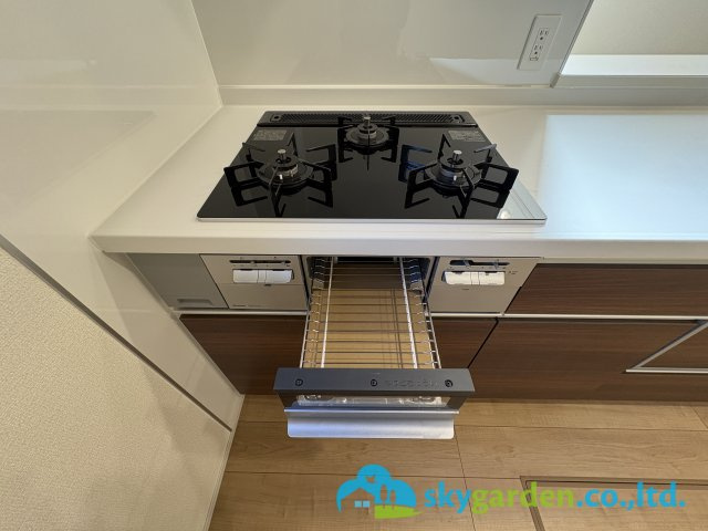 藤沢市羽鳥5丁目 3号棟のキッチン|ガスコンロ・グリル