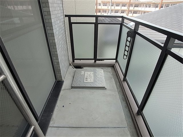 M-PARK WESTのバルコニー|日当り、通風性良好のバルコニー