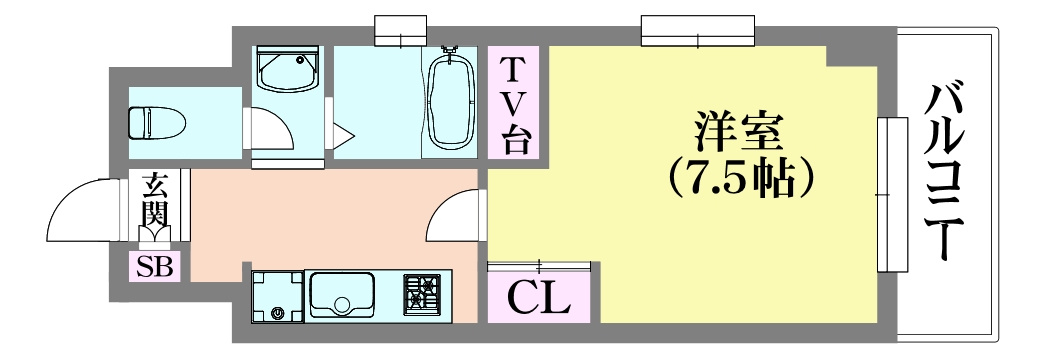 M-PARK WESTの間取り