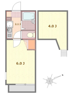 【間取り】 | ロフティ向ヶ丘遊園 | 間取りです。