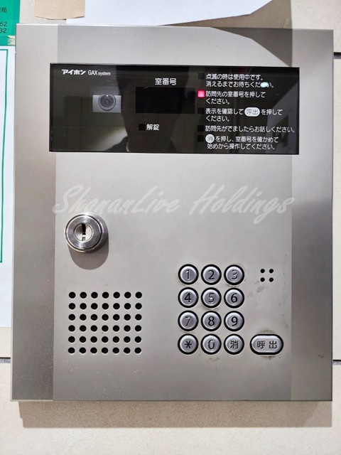 横浜市中区蓬莱町３丁目の賃貸マンションのセキュリティ|モニター付きインターホンでセキュリティ安心♪