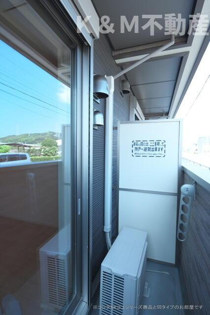 Ａｉ－ＨｉｇｈｔｓⅡＡのバルコニー|開放的で明るい空間を演出してくれるバルコニーです