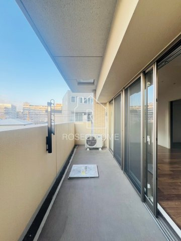 大拓ハイツ22のバルコニー