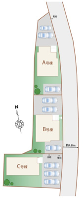 【区画図】 | 裾野市水窪 新築一戸建て B号棟 | B号棟の区画図です