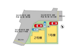 【区画図】 | 糟屋郡須恵町旅石26期　1号棟（全2棟）【仲介手数料無料・0円】 | 区画図です。1号棟