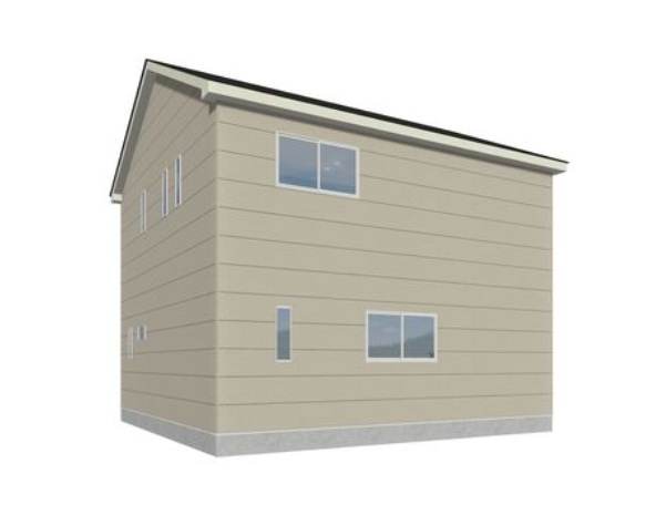 Cradlegarden　 笠間市鯉淵　第8　1の完成予想図|北西側。