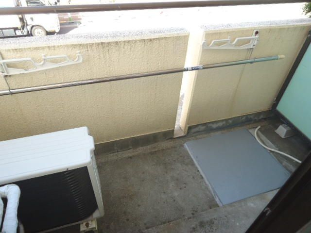 コーポ宮のバルコニー