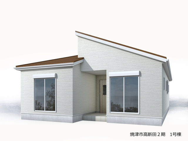 焼津市高新田／2期　新築戸建の外観|外観パース
