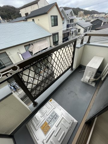 エール大同のバルコニー|落ち着いた時間を過ごせるバルコニーです