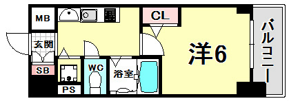 プレサンス神戸西スパークリングの間取り