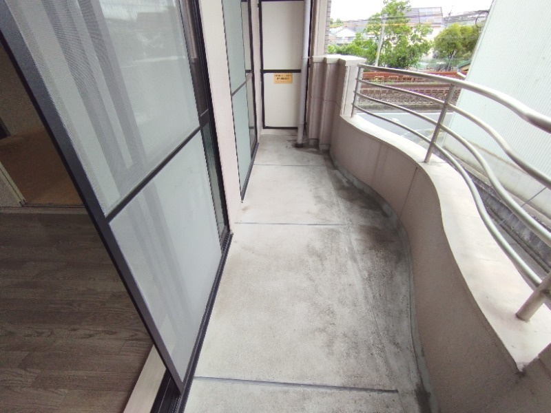 ハイウッズ針崎のバルコニー