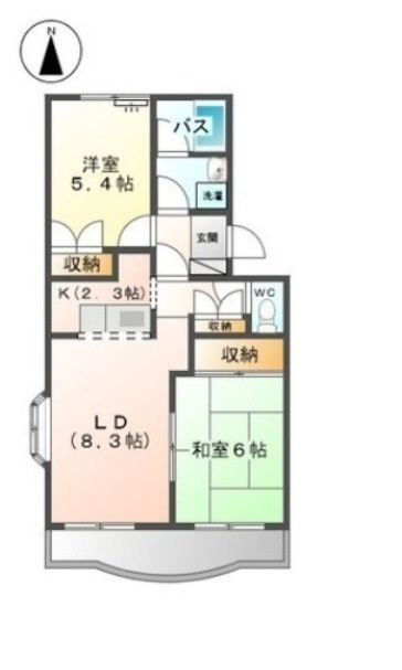 ハイウッズ針崎の間取り