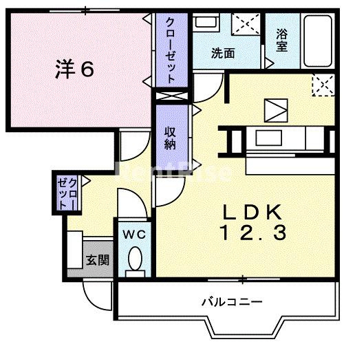 メゾンプラシードの間取り|間取図