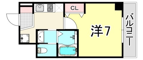 AILE魚崎南の間取り