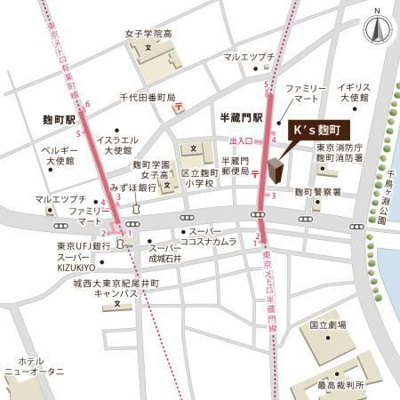 【地図】 | Ｋ’ｓ麹町