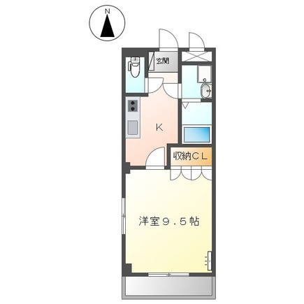 プレサス天神の間取り