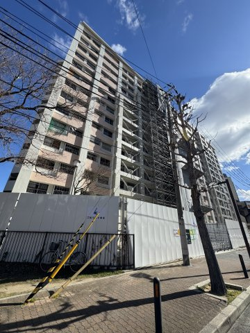 上湊川高層 1号棟の外観|きれいな外観です