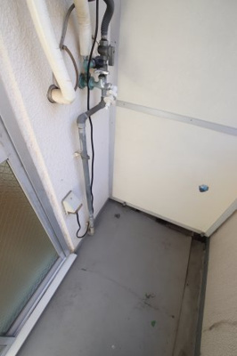 【設備】 | ハイムニシキ | 室外洗濯機置場