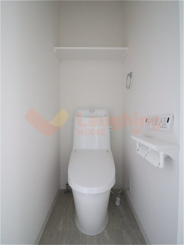 （仮称）久留米野中町アパートのトイレ|清潔感のあるトイレです