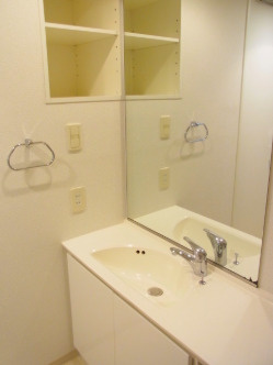 ラクラス田町の洗面所