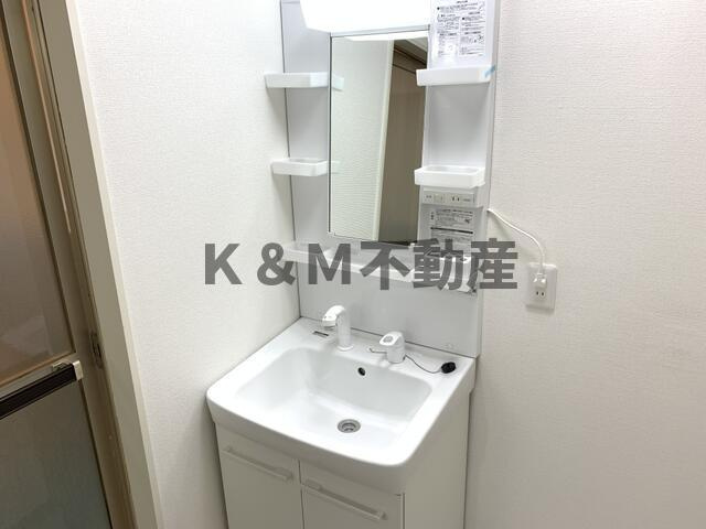 千代田ハイツの洗面所|使いやすい洗面所です