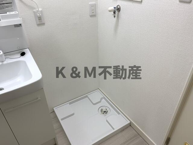千代田ハイツの設備|室内洗濯機置き場 