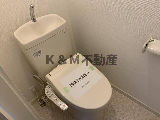 千代田ハイツのトイレ|シンプルで使いやすいトイレです