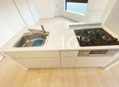 【キッチン】 | ＡＸＡＳーＩＡＲＥＴＨ西大島 | キッチンです。