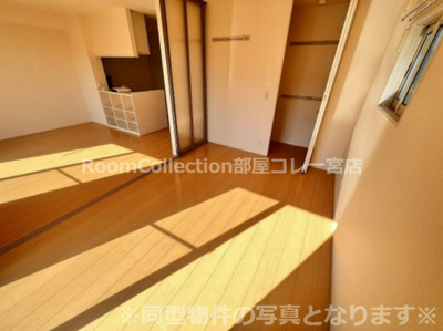 【寝室】 | メゾンＳａｋｕｒａ | ※同型物件の写真となります※