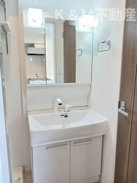 クライスの洗面所|広い洗面スペース