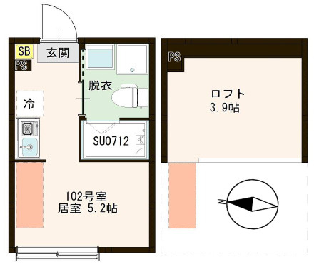 【間取り】 | Axis青砥