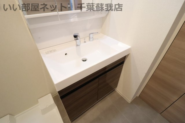 Grand Vertの洗面所|朝の準備に活躍する、洗髪洗面化粧台！