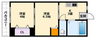【間取り】 | 九十九マンション