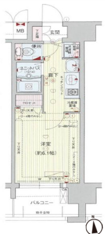 【間取り】 | プレミアムコート神戸三宮