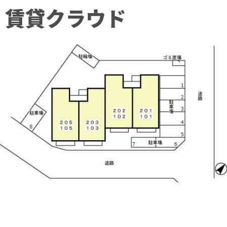 パストラルの区画図