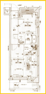 【間取り】 | メインステージ横濱真金町