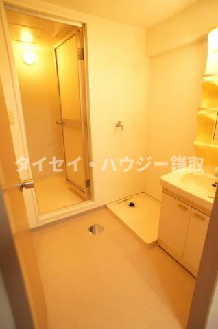 アヴニール梨の樹の洗面所|脱衣所も広々♪